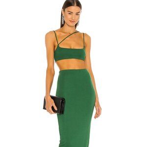 x REVOLVE Amira Full Set Green  (TOP MEDIUM, SKIRT SMALL)